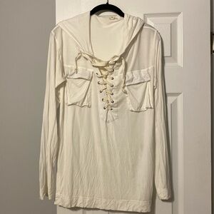 POL lightweight hooded shirt